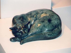 Sleeping Tom Bronze Sculpture