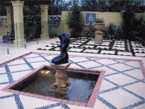 Bronze water feature Bronze water feature